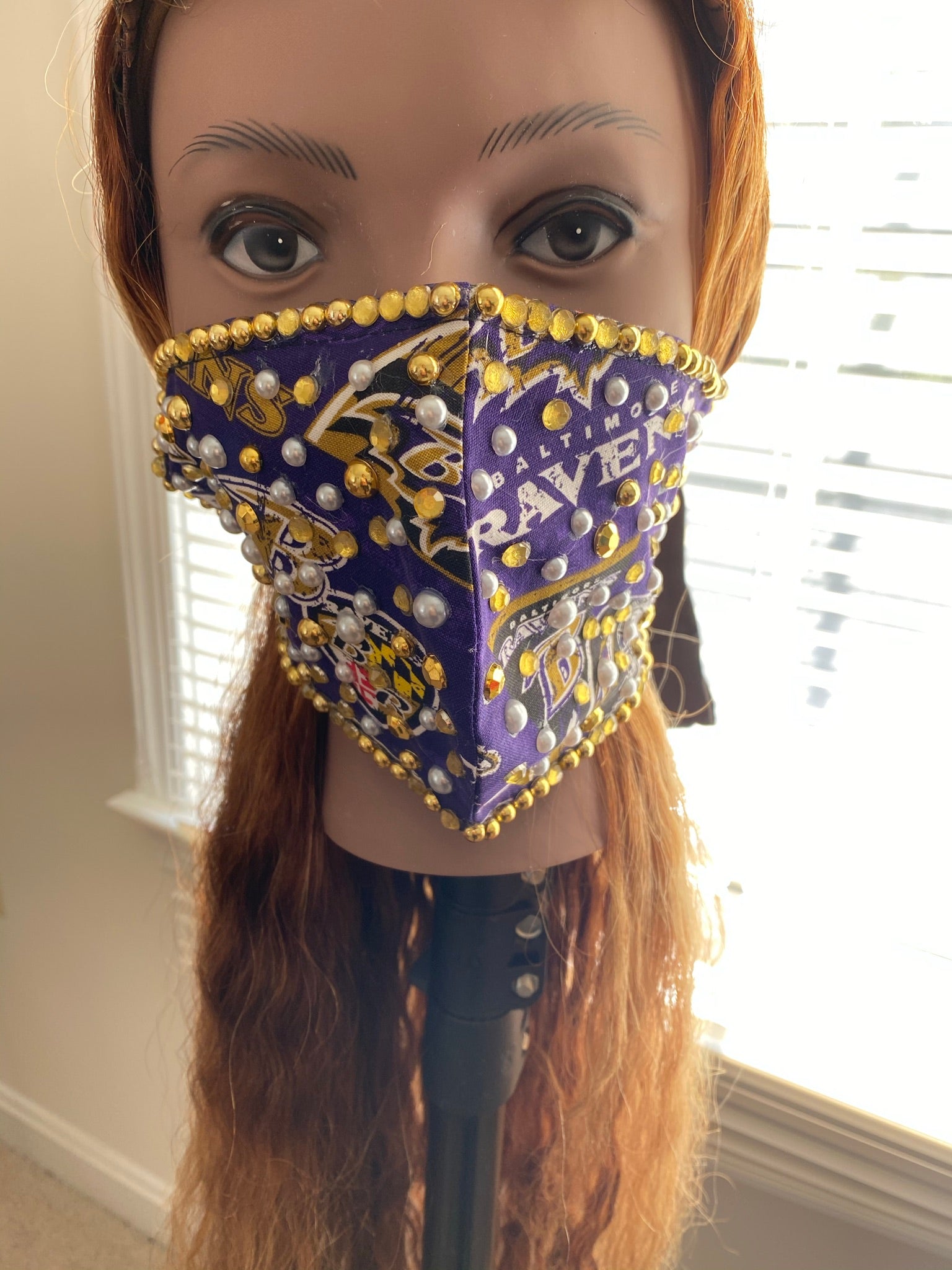 Ravens Custom Face Mask