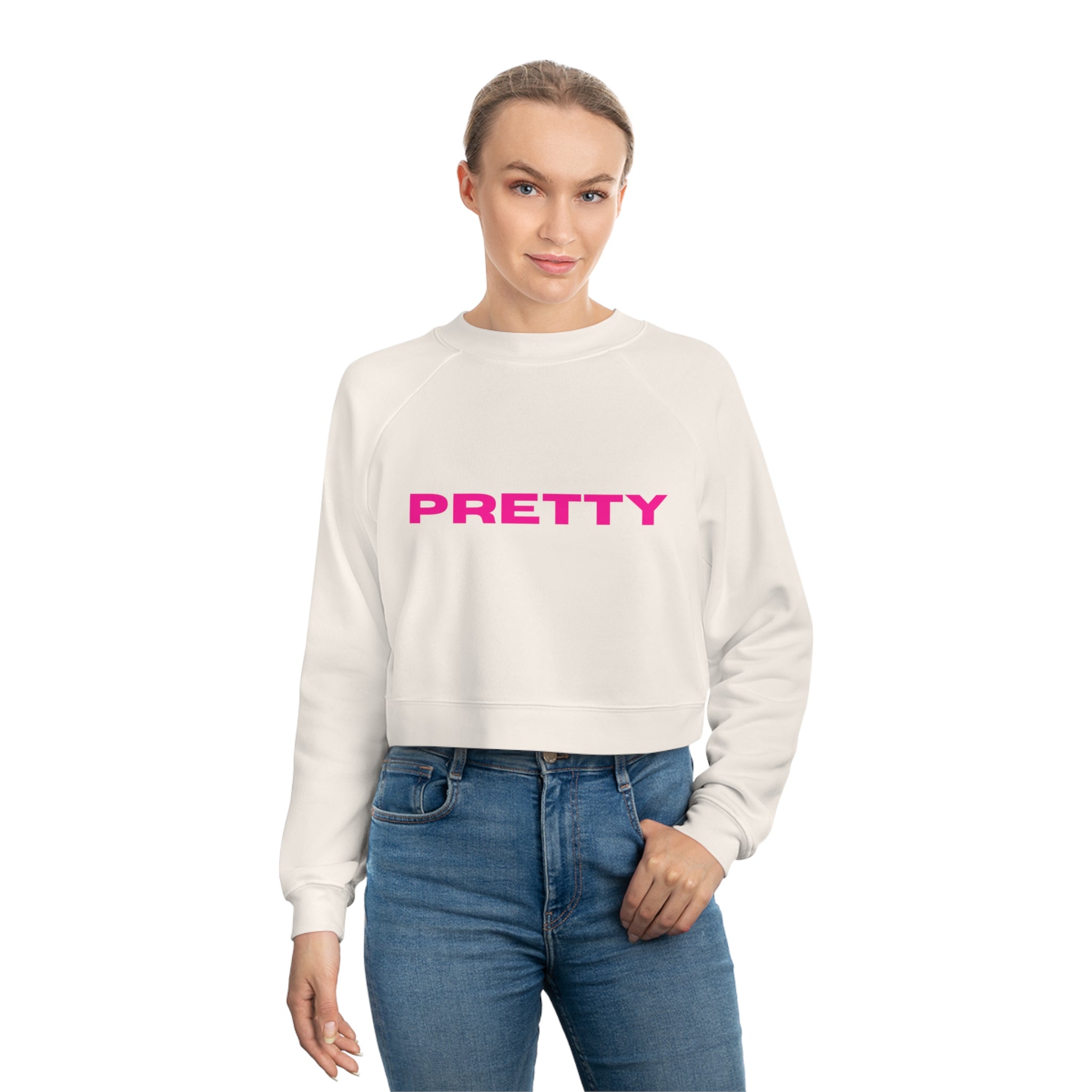 'PRETTY' Cropped Pullover